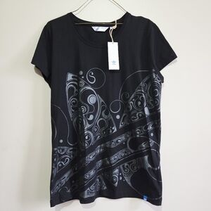 Adidas Women's Abstract Swirl Pattern T-shirt